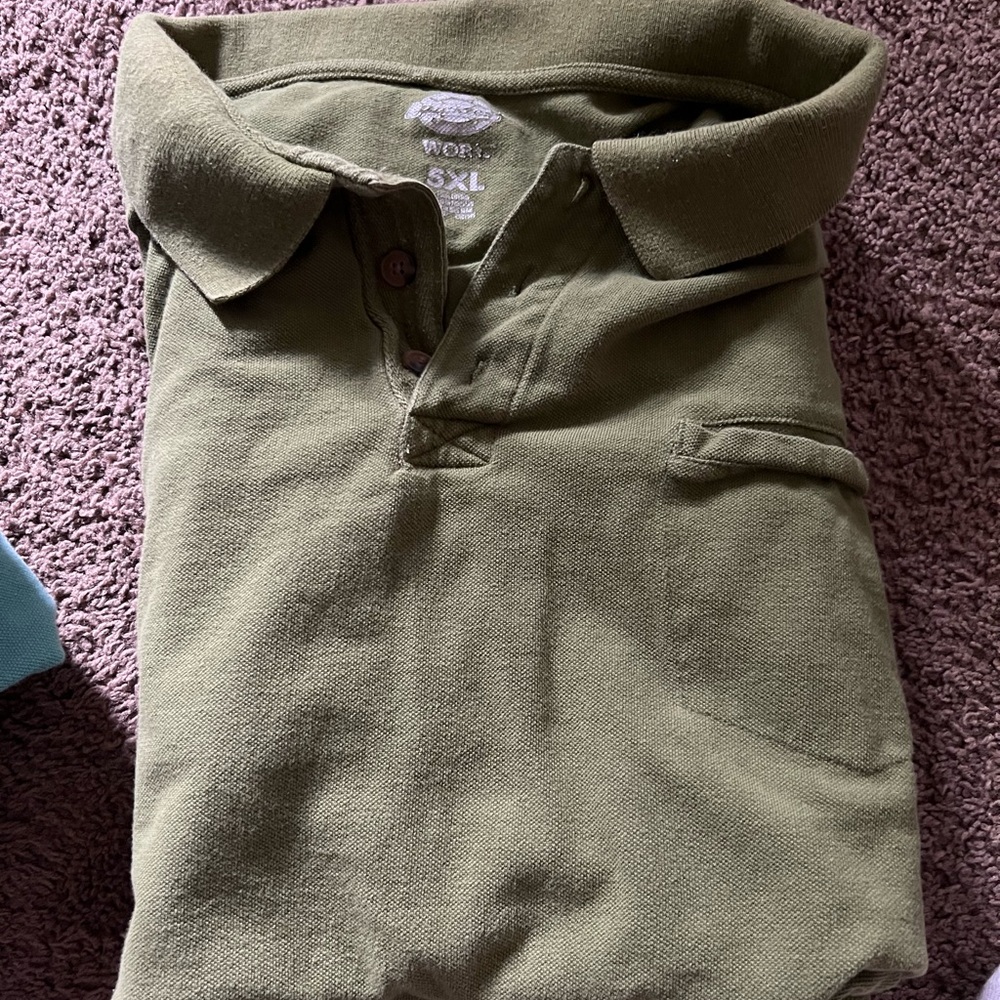 Dickies Olive Green Polo Shirt